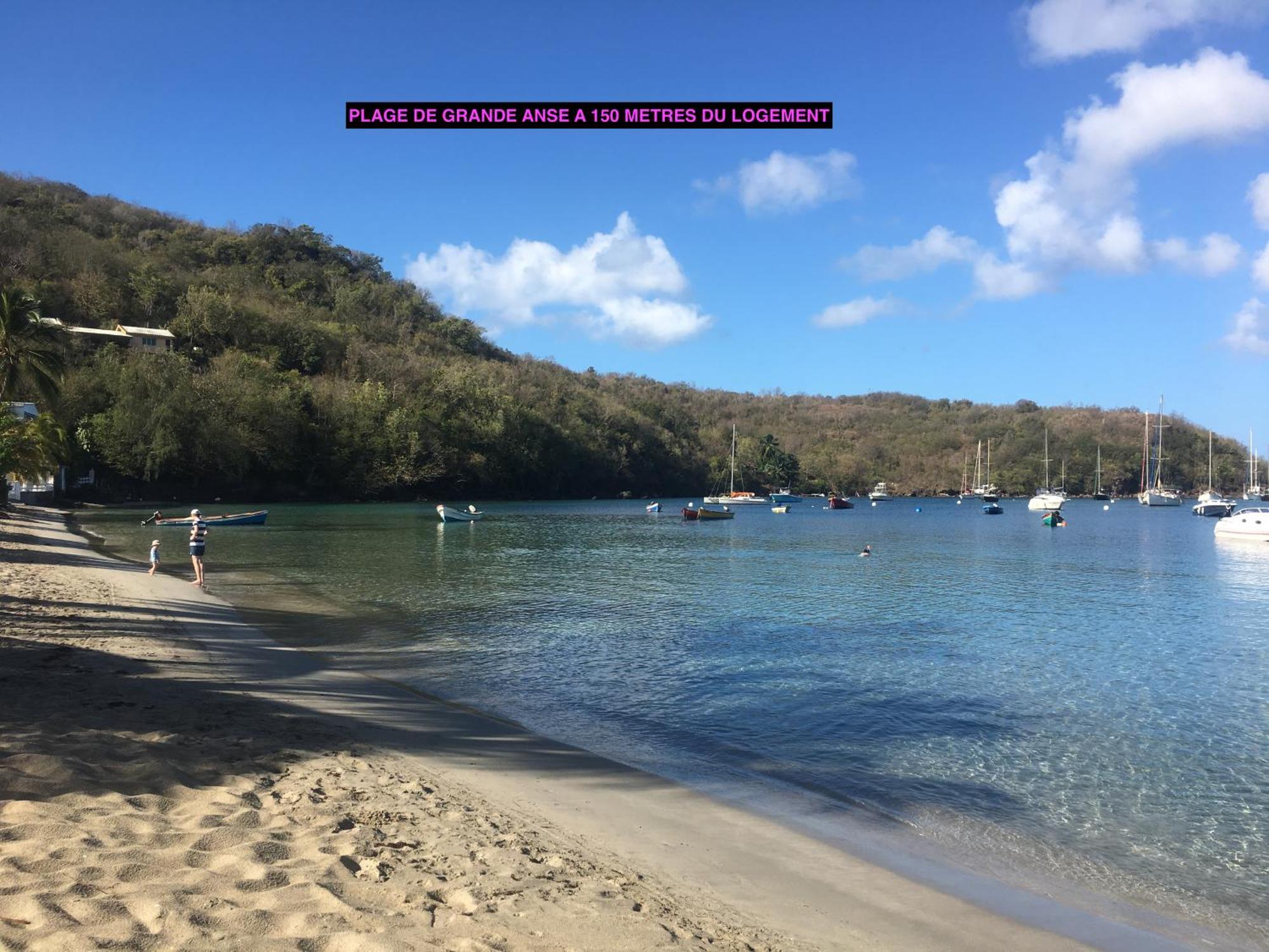 Bungalow "Doussin' Kreyol", Au Calme A 150M De La Plage Grande Anse 外观 照片